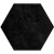 Kerlife ceramicas Small Tile Pav Mediterraneo-M Black 19.8x22.8