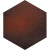 Grupa Paradyz Cloud Brown Duro Hexagon 26x26