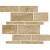 Abk Zanzibar Mosaico Brick Sabbia scuro 33,3x33,3