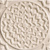 Adex Earth ADEH4005 Relieve Mandala Cosmos Fawn 15x15