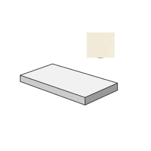 Sant Agostino Insideart Color CSAGSILN12 Gradone Angolare Sx Light Nat 33x120