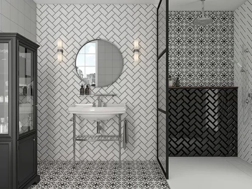 Kerlife ceramicas Small Tile Rev Mallorca-M Brick White 7.5x30
