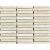L`antic colonial Mosaicos Time Text Linear Cream 30.5x30
