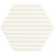 Grupa Paradyz Woodskin Bianco Heksagon Struktura B Sciana 19,8x17,1