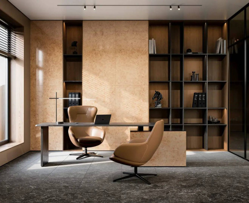Kerama Marazzi Вердон KM8016G0162R Коричневый лаппатированный обрезной 80x160 - керамическая плитка и керамогранит
