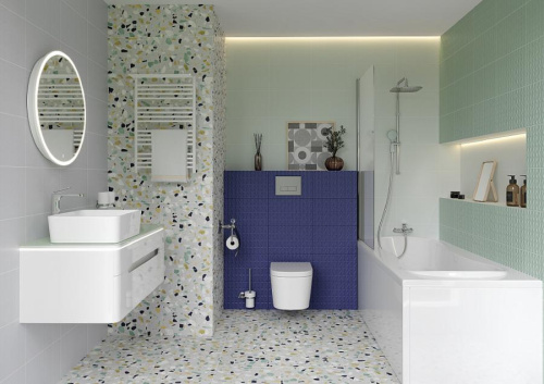 Gracia Ceramica Конфетти 010100001196 Зеленый верх 01 25x40