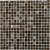 Bonaparte Мозаика стеклянная с камнем Alana 30x30