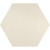Mutina Dechirer PUDD31 Esagono Bianco 120x120