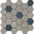 Peronda Grunge Floor Grey Hexa 28,3x29,4 Peronda Grunge Floor Grey Hexa 28,3x29,4
