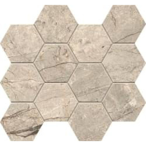 Caesar Anima Futura AGFE Amazing Silver Composizone Esagono Luc 28,5x33