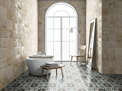 Marazzi Zellige M5RS Corallo 10x10 - керамическая плитка и керамогранит