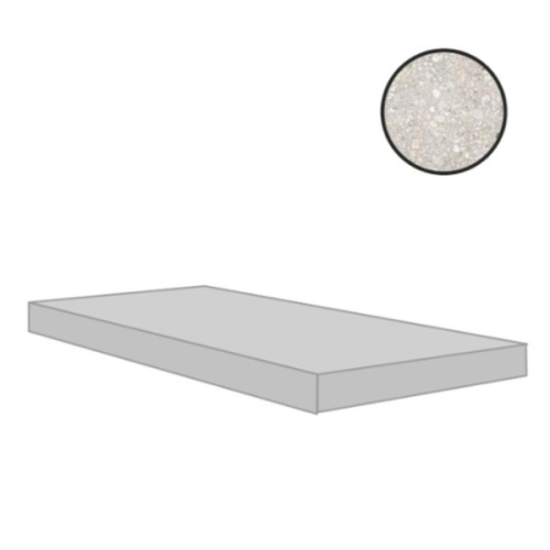 Cerim Ceramiche Match Up 772283 Ceppo Sugar Mix Angolo Gradino Dx 33x120