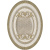 El Molino Venecia Oro-Beige Medallon 14x10