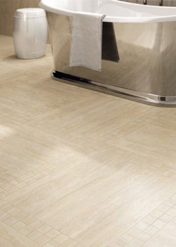 Italon Travertino Floor Project 610080000182 Inserto Eden Navona Cer Rett 60x60