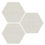 Apavisa Punto Croce 8431940359590 White Natural Hexagon 25x29