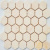 Leedo Pietrine Hexagonal Crema Marfil hex 18x30x6 матовая 29.5x30.5