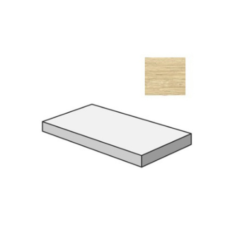 Sant Agostino Sunwood CSAGSSNH12 Gradone Angolare Sx Honey 33x120