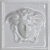 Versace Emote Medusa 3D Grigio 262672 10x10 Versace Emote Medusa 3D Grigio 262672 10x10