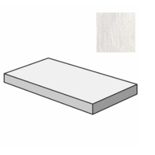 Sant Agostino Dripart CSAGSDTT12 Gradone Angolare Sx Titanium 33x120