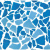 Cerasarda Pitrizza 1031545 Mosaic Spaccatella Mix Azzurro-Turchese 30x30