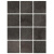 Kerama Marazzi Конфетти 1222H Черный из 12 частей 9.8x9.8 29.8x39.8