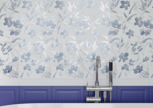 Gracia Ceramica Scarlett Синяя 03 25x60