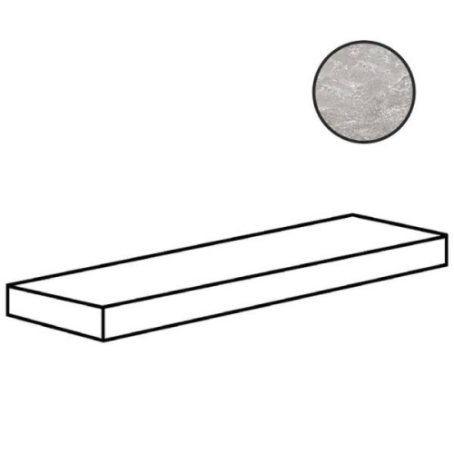 Sadon Ardesie J87263 Gradino Costa Retta Sx Grey 33x120